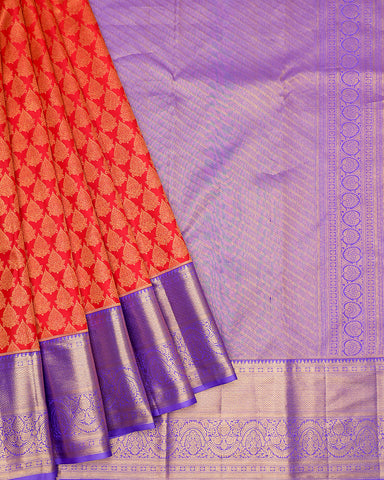 Red kanjivaram silk saree Red kanjivaram silk saree