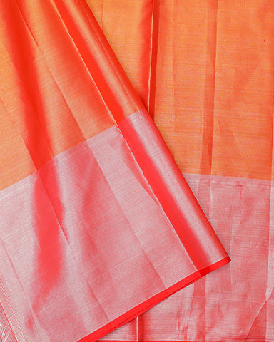 The yellow tissue Kanjivaram silk saree The yellow tissue Kanjivaram silk saree