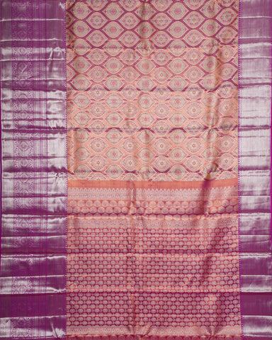 Pink tissue kanjivaram saree Pink tissue kanjivaram saree