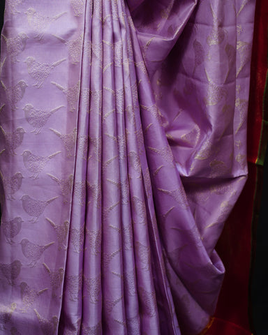 Lalic Grace – Enchanting Bird & Animal Motif Kanjivaram Elegance Lalic Grace – Enchanting Bird & Animal Motif Kanjivaram Elegance