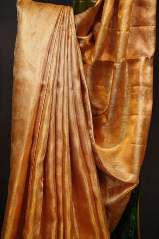 Radiant Orange Kanjivaram Silk Saree Radiant Orange Kanjivaram Silk Saree