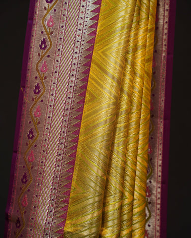 Graceful Elegance in Green & Purple Graceful Elegance in Green & Purple