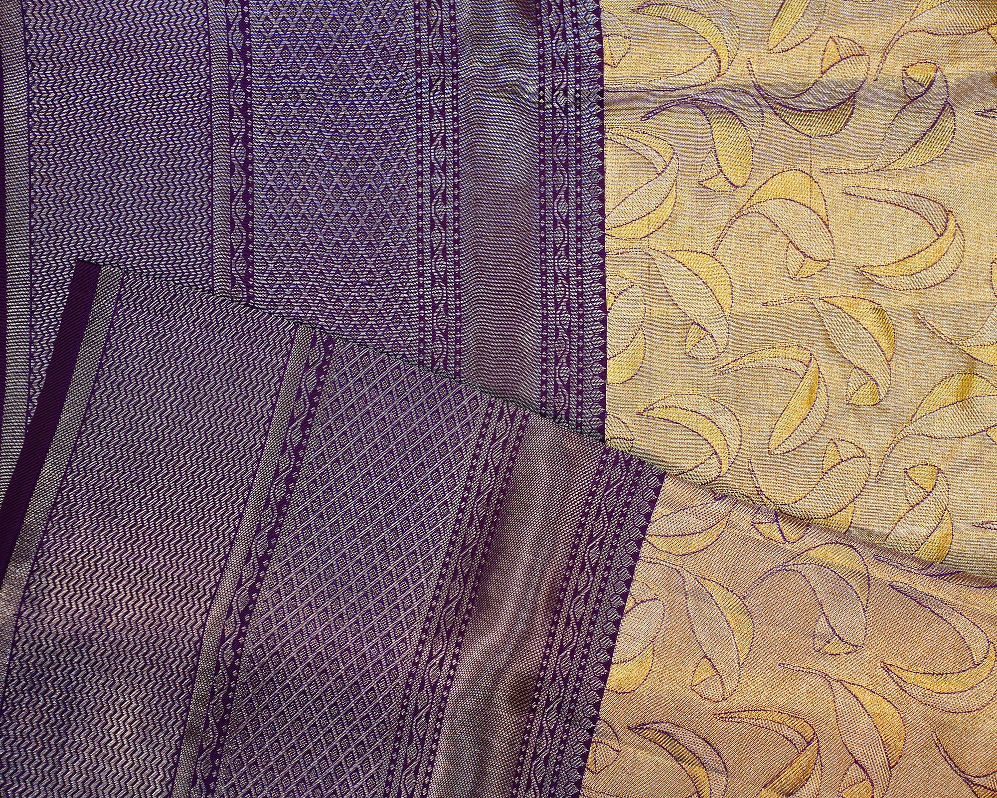 Graceful Elegance in Green & Purple Graceful Elegance in Green & Purple