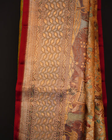 Regal Bridal Gold Kanjivaram Silk Saree Regal Bridal Gold Kanjivaram Silk Saree