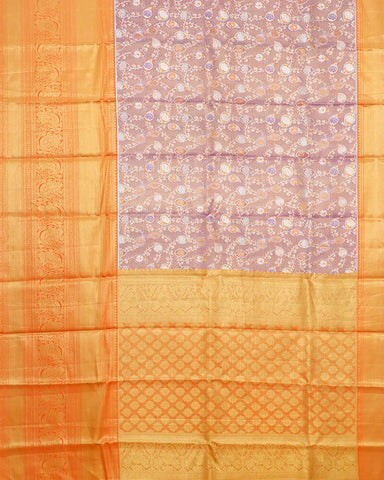 Purple Tissue Kanjivaram Saree