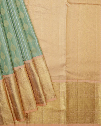 Pastel Kanjivaram Silk Saree