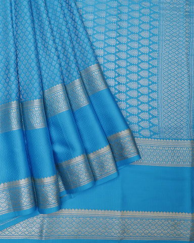 Blue Mysore Saree