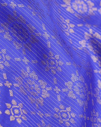 The Royal Blue Kanjivaram Silk Saree