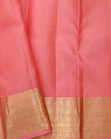 Flamingo Kanchivaram Silk Saree