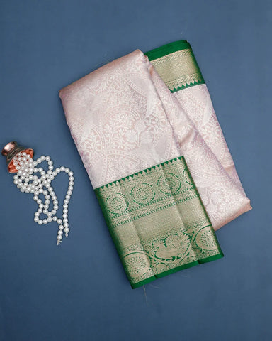 The Lilac Tissue Kanjivaram Saree