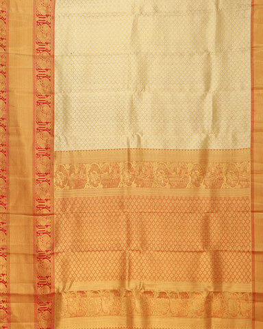 Gold Tissue Kanchipuram Silk Saree