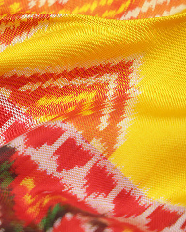 Yellow Patola  Silk Saree Yellow Patola  Silk Saree