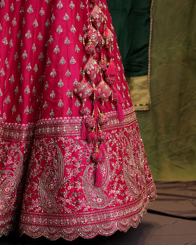 Bridal Pink Lehenga Set