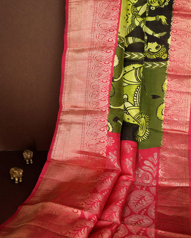 Mehndi Green Kanchipuram Saree Mehndi Green Kanchipuram Saree