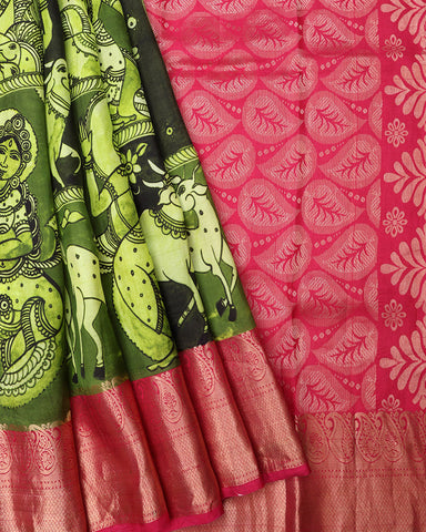 Mehndi Green Kanchipuram Saree Mehndi Green Kanchipuram Saree