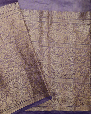 Blue  Mysore Silk Saree