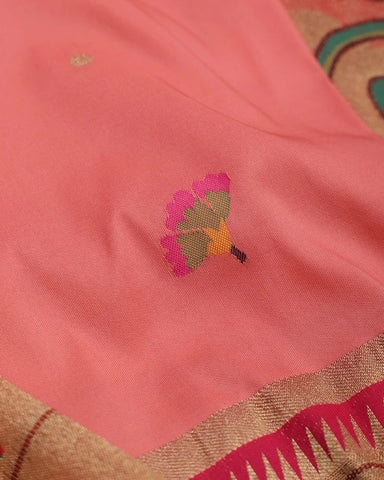 The Pink Soft Silk Saree