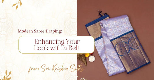 Modern Saree Draping: Enhancing Your Look with a Belt