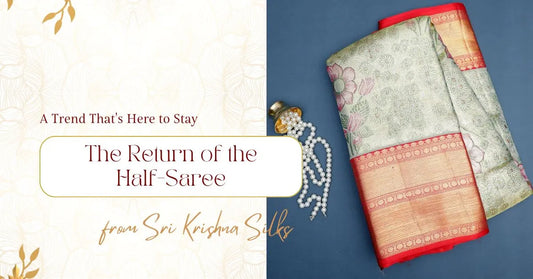 The Return of the Half-Saree: A Trend That's Here to Stay