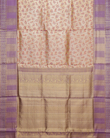 Gold tissue Kanjivaram bridal saree