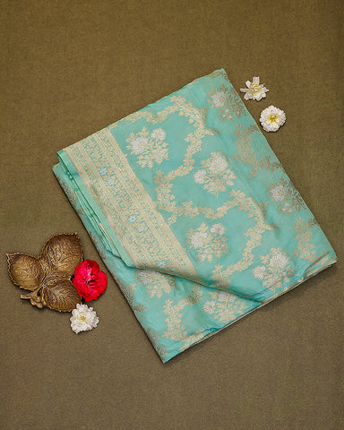 Katan banarasi silk saree