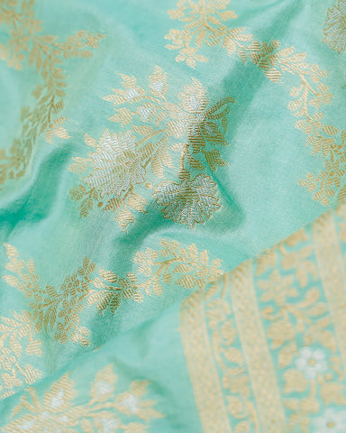 Katan banarasi silk saree