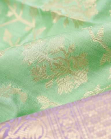 Lalic fancy banarasi silk saree