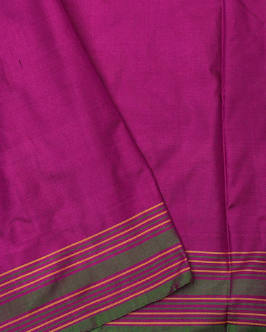 Lilac ikkat silk saree