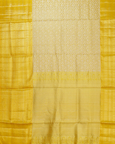 The gold tissue Kanjivaram silk saree