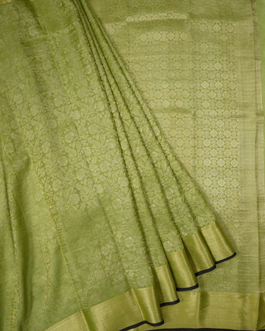 Light green mysore silk saree