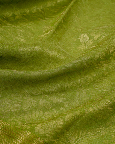 Light green mysore silk saree