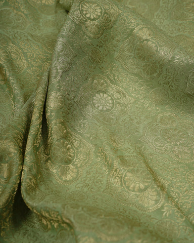 Light green mysore silk saree