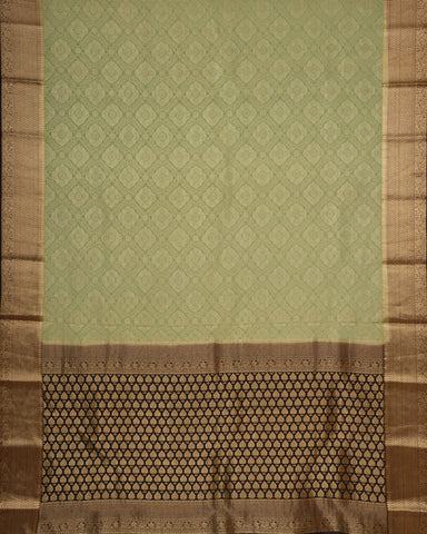 Light green mysore silk saree