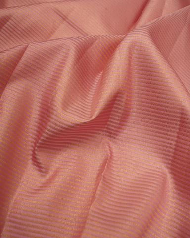 Peach kanjivaram silk saree