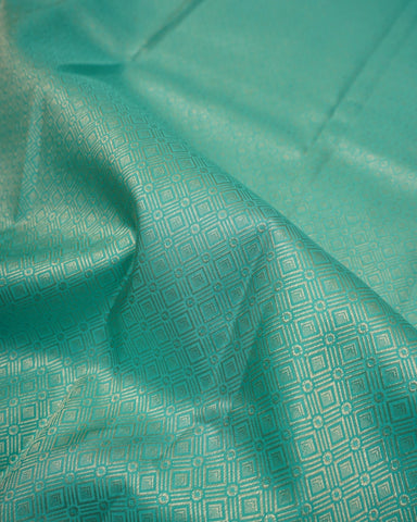 Sky blue kanjivaram silk saree