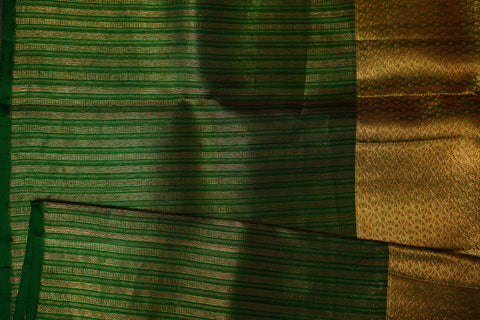Radiant Orange Kanjivaram Silk Saree