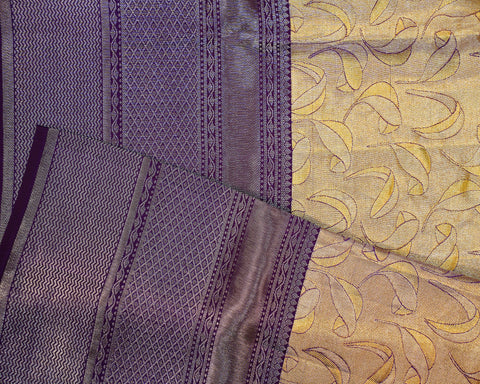 Graceful Elegance in Green & Purple