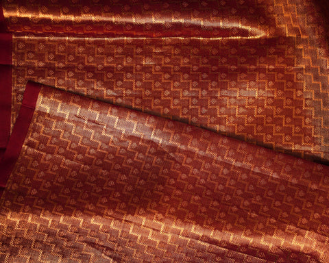 Regal Bridal Gold Kanjivaram Silk Saree