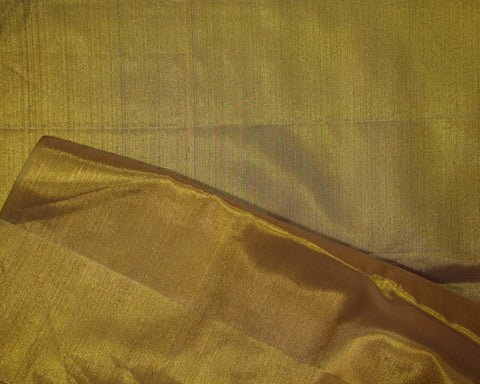 Classic Gold Kanjivaram Silk Saree with Circle Weaving