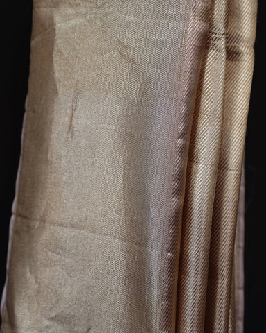 Regal Copper gold Kanjivaram Silk Saree with Meenakari Elegance