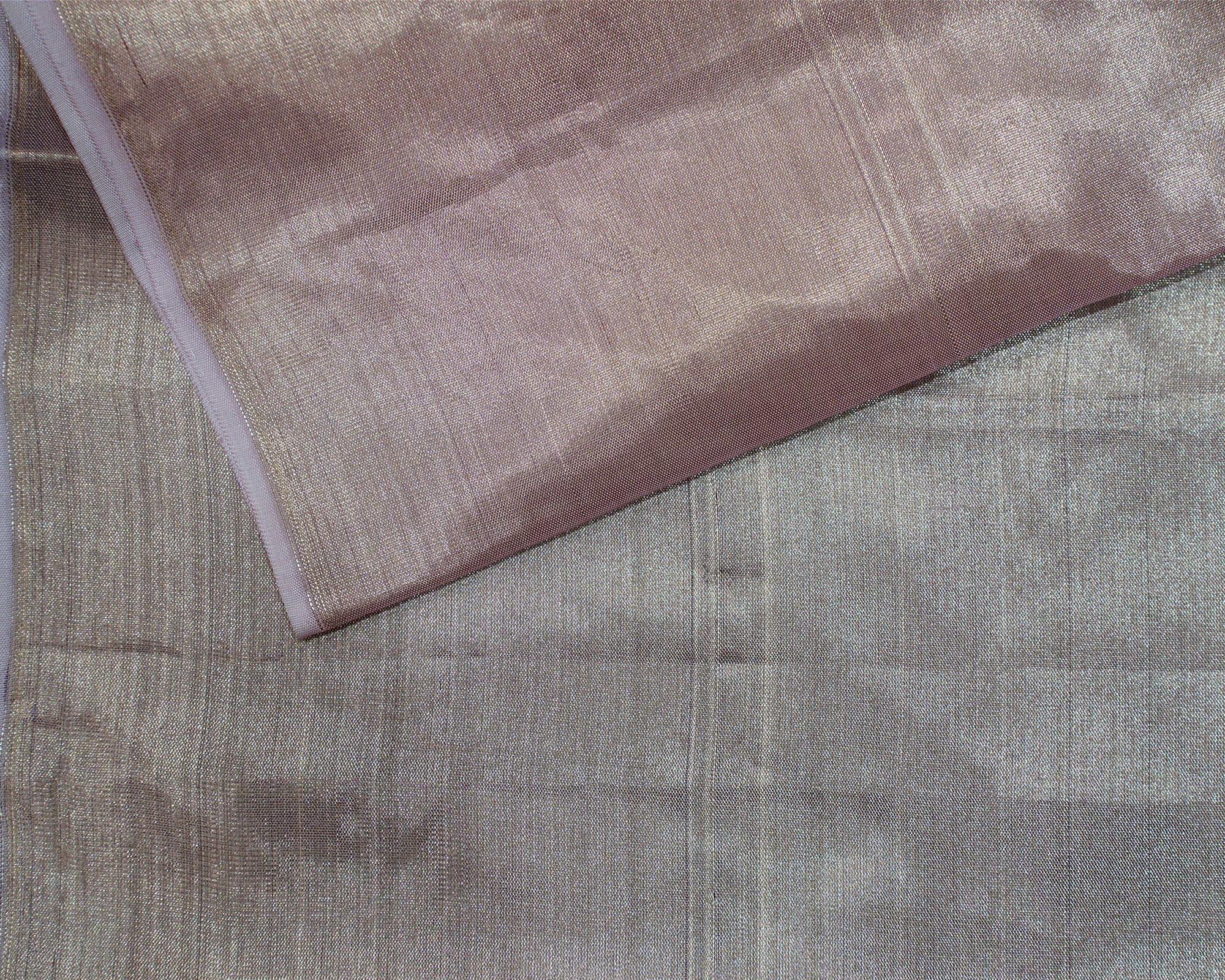 Regal Copper gold Kanjivaram Silk Saree with Meenakari Elegance