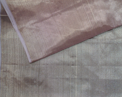 Regal Copper gold Kanjivaram Silk Saree with Meenakari Elegance