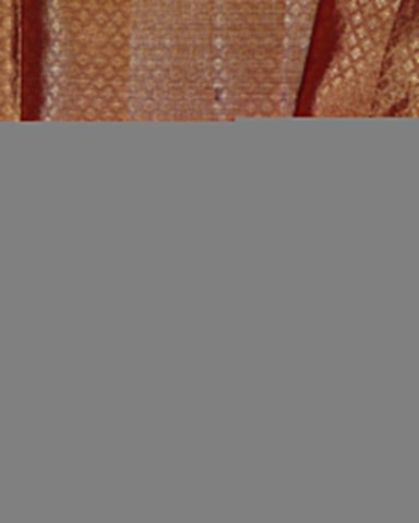 Regal Gold Tissue Kanjivaram Silk Saree with Bird Butta Weaving