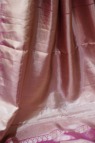 Regal Mauve Pink Meenakari Kanjivaram – A Symphony of Elegance and Heritage
