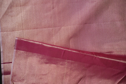 Regal Mauve Pink Meenakari Kanjivaram – A Symphony of Elegance and Heritage