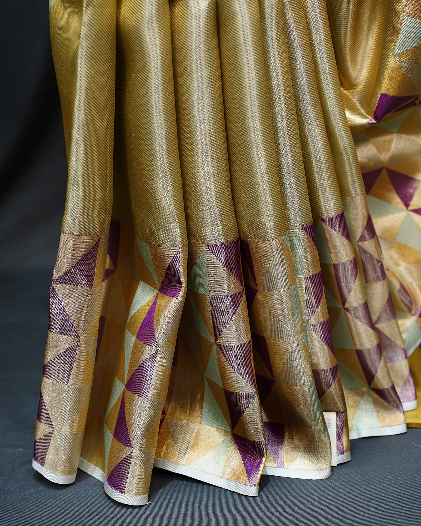 Opulent Gold Tissue Kanjivaram Silk Saree