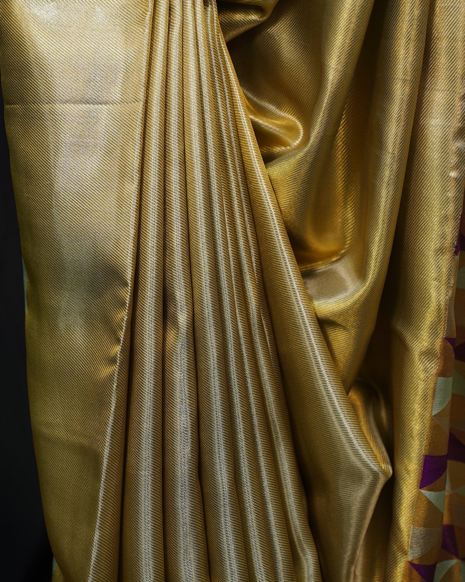 Opulent Gold Tissue Kanjivaram Silk Saree