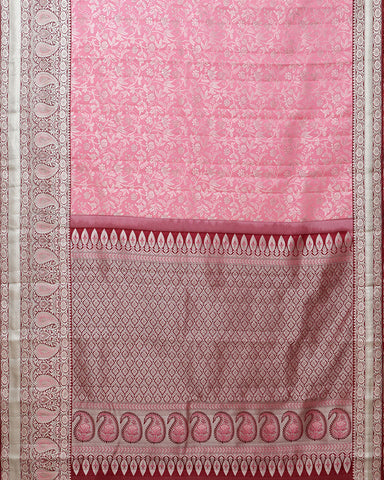Light Pink Kanjivaram Saree