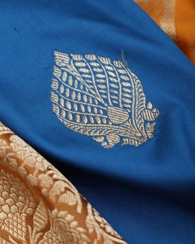 Serene Blue Soft Silk Saree