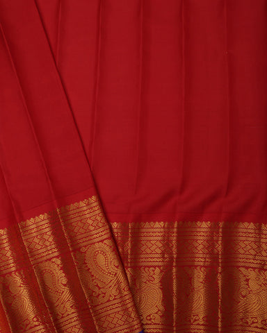 Off White Gadwal Silk Saree